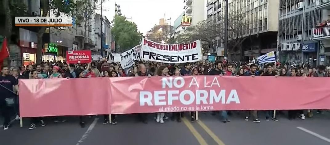 El gremialismo uruguayo sobre el plebiscito pro milico